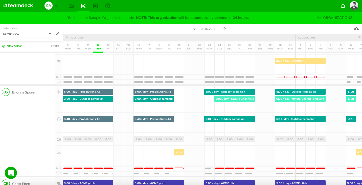 Poor resource allocation software won't help in the implementation of any project plan